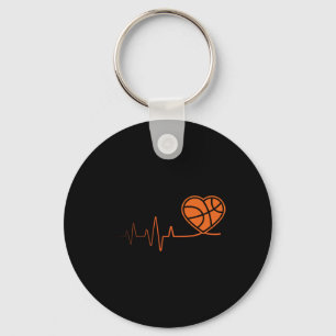 Chaveiro Motivo desportivo de pulsação de basquete