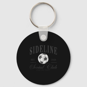 Chaveiro Motivo do Dia de Jogo da Mãe de Futebol do Clube S