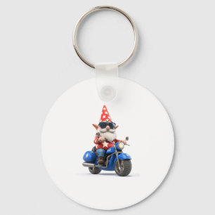 Chaveiro Motocicleta Gnomo Americano