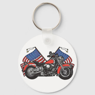 Chaveiro Motociclista americano clássico