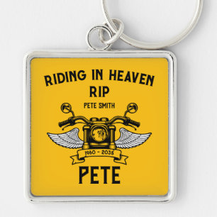 Chaveiro Motociclista Piloto de Moto Funeral In Memoriam