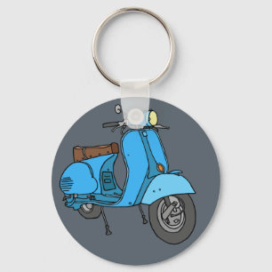 Chaveiro Motoneta azul (Vespa)