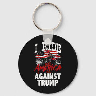 Chaveiro Motoqueiro Anti Trump Pró Democracia Resistir Cont