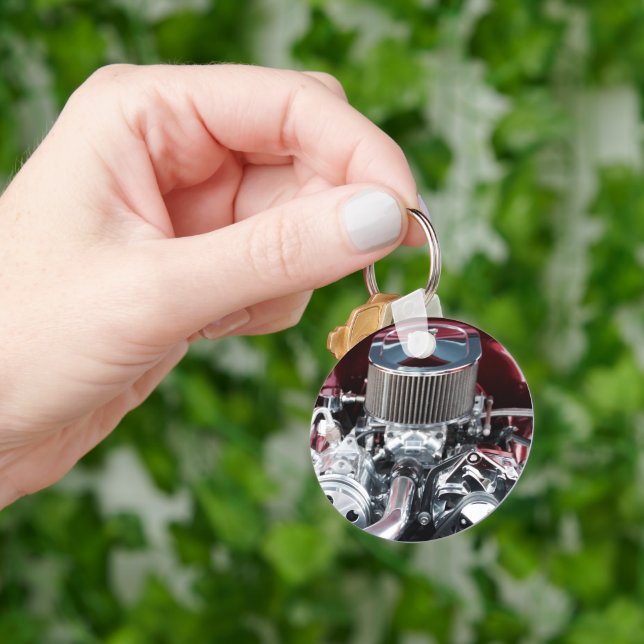 Chaveiro Motor Clássico (Mão)