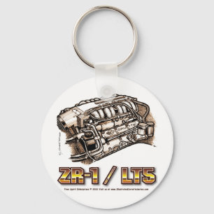 Chaveiro Motor de ZR1 LT5 Corveta