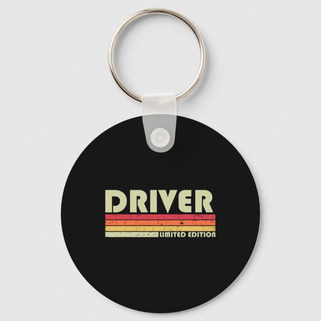 Chaveiro Motorista Funny Job Profissão de Título de Anivers (Frente)