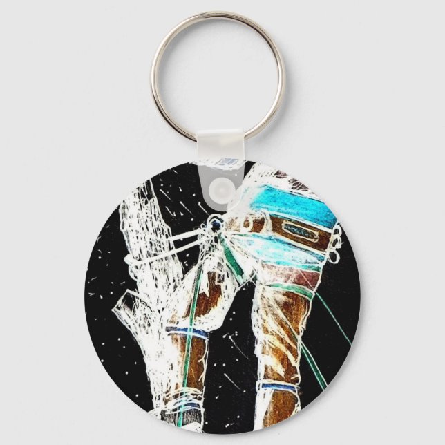 Chaveiro motosserra do cirurgião de árvores elétricas (Frente)