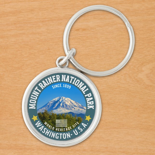 Chaveiro Mount Rainier National Park – Adventure Souvenir (Criador carregado)