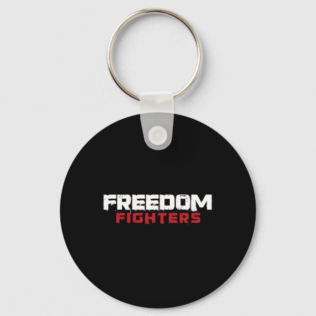 Chaveiro Movimento de Resistência à Liberdade 4 de julho In (Frente)