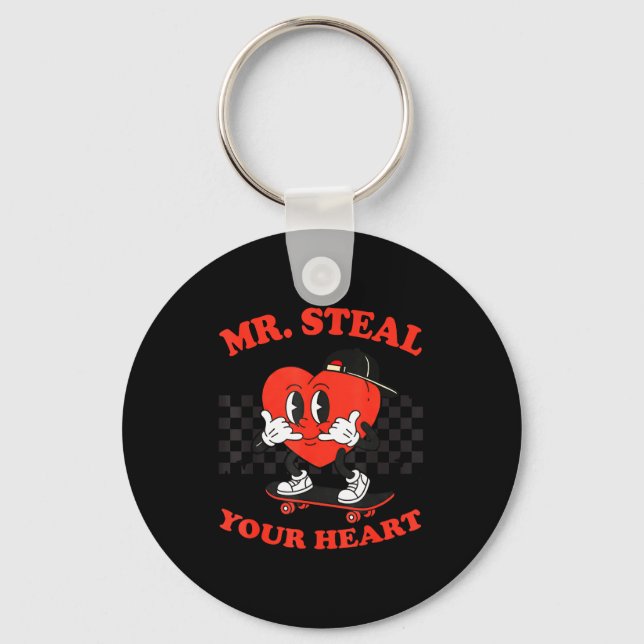 Chaveiro Mr Steal Your Heart For Boys Toddlers Valentine's  (Frente)