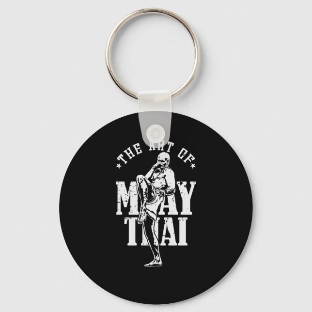 Chaveiro Muay Thai "A Arte de Muay Thai" (Frente)