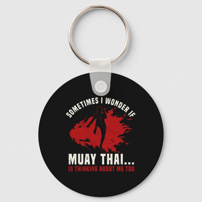 Chaveiro Muay Thai Boxista Professora Kickboxing Artes Marc (Frente)