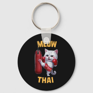 Chaveiro Muay Thai Cat Meow Thai - Tailandês Boxing Para Ju