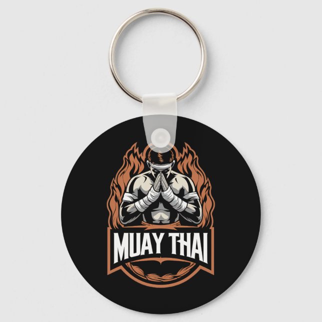Chaveiro Muay Thai E Thai Boxighter (Frente)
