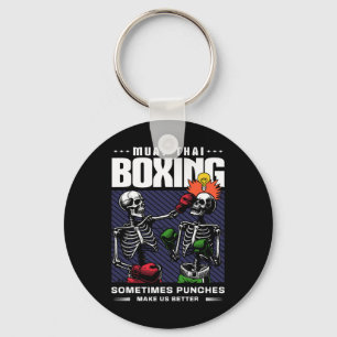 Chaveiro Muay Thai Fighter Mma Vintage Engraçado Artes Marc