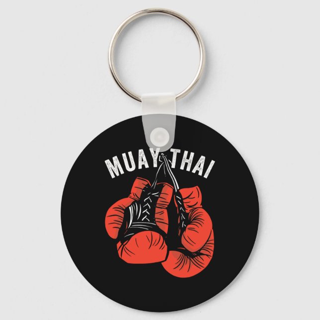 Chaveiro Muay Thai Kickboxing, Muay Thai Gloves, Muay Thai  (Frente)