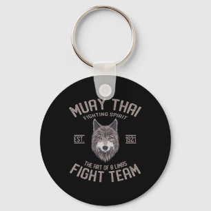 Chaveiro Muay Thai Lobo Boxe Tailandesa Kickboxing