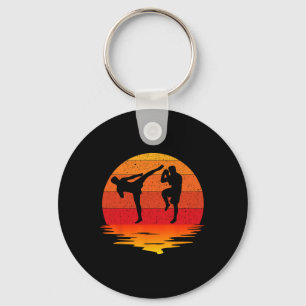 Chaveiro Muay Thai Retro Vintage Artes Marciais Combate Box