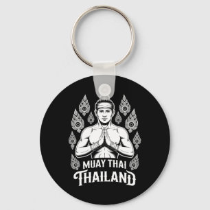 Chaveiro Muay Thai Thailand Vintage Tiger Figher Training