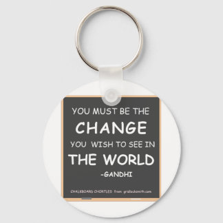 CHAVEIRO MUDAR O MUNDO-GANDHI