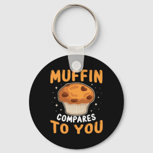 Chaveiro Muffin se compara a você Casal fofo Amante de pani
