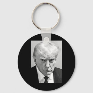 Chaveiro Mug Shot - Donald Trump Mug Shot