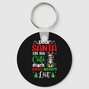 Chaveiro Muito Bonito Para Papais noeis Lista Maliciosa Xma