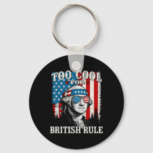 Chaveiro Muito Legal Para a Regra Britânica Bandeira Americ