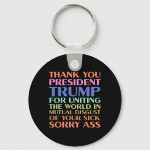 Chaveiro Muito Obrigado, Senhor Presidente Trump, Por Ter U