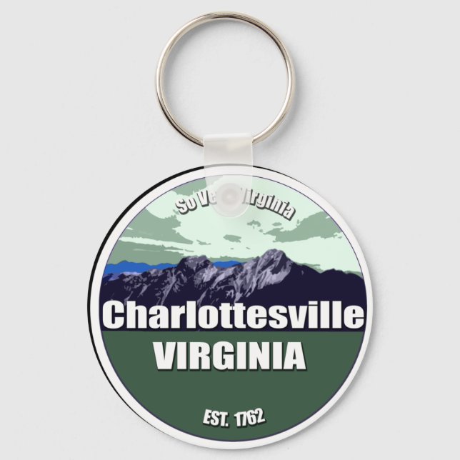 Chaveiro Muito Virginia Charlottesville (Frente)