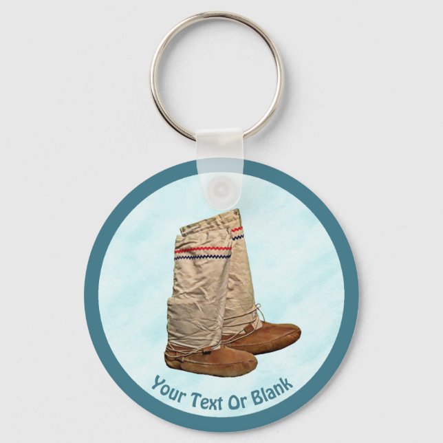 Chaveiro Mukluks na neve (Frente)