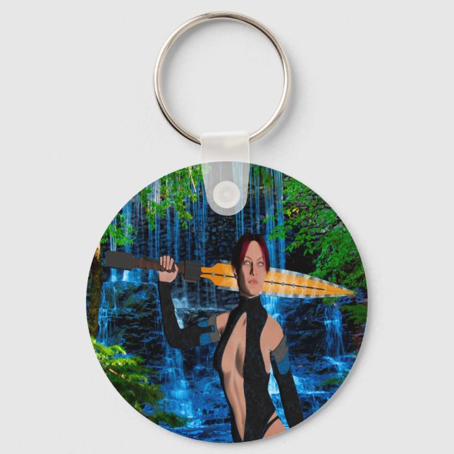 Chaveiro Mulher amazônica (Frente)