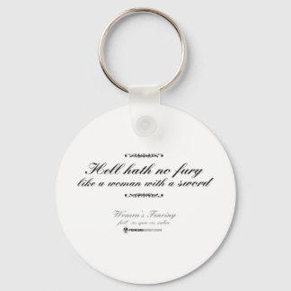 Chaveiro Mulher com Espada