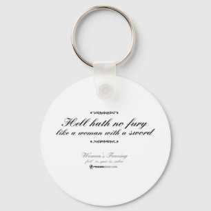 Chaveiro Mulher com uma espada