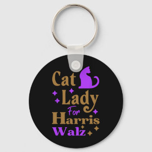 Chaveiro Mulher De Gato Sem Fios Para Kamala Harris Tim Whe