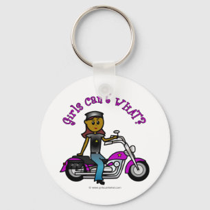 Chaveiro Mulher Escura Biker