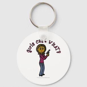 Chaveiro Mulher Escura Sharpshooter