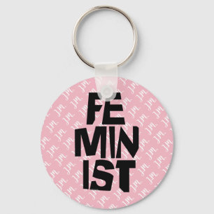 Chaveiro Mulher igual imitaçãoa da menina fêmea feminista