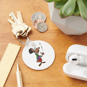 Chaveiro Mulher Indo Uma Moeda