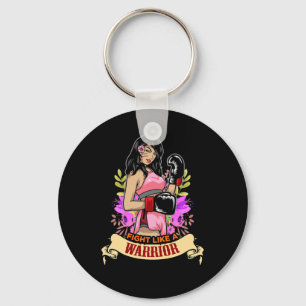 Chaveiro Mulher Latina Empoderada Boxe Kickboxing Garota Fi
