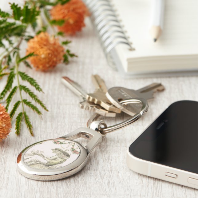 Chaveiro Mulher lendo Regência em moda (Lateral)