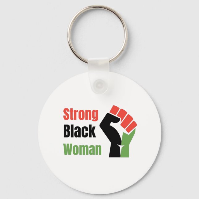 Chaveiro Mulher Negra Forte (Frente)