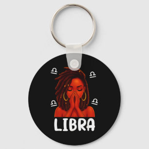 Chaveiro Mulher Negra Libra Locd Rezar Cristã Zodíaco Nasci