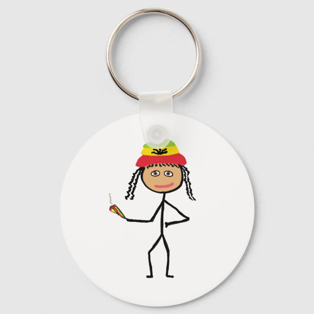 Chaveiro Mulher Pau Rasta (Frente)