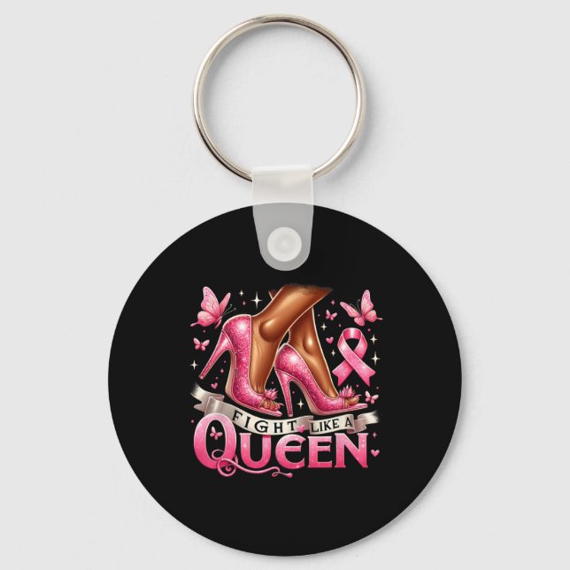 Chaveiro Mulher Rainha Lutando Como Uma Rainha Conhecida Pe (Frente)
