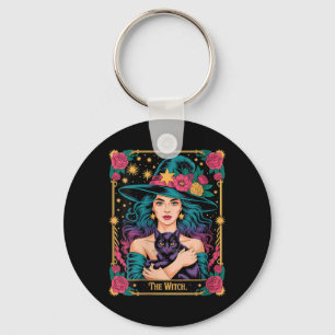 Chaveiro Mulheres A Bruxa Carta Halloween Gótico Bruxas