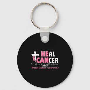Chaveiro Mulheres Curam Cancer Cristão acreditam que Deus a