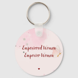 Chaveiro Mulheres Empoderadas Empoderam Mulheres Rosa Water