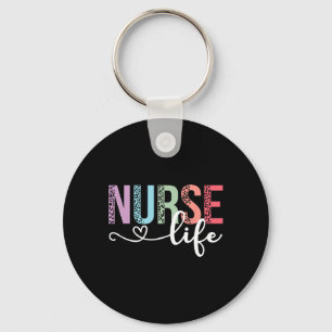 Chaveiro Mulheres Enfermeiras Rn Lpn Cna Leopard Enfermeira
