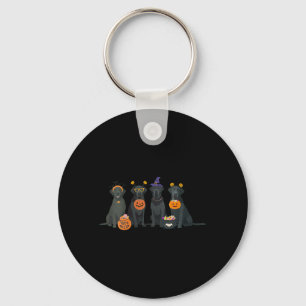 Chaveiro Mulheres Halloween Black Lab Outono Labrador Retri